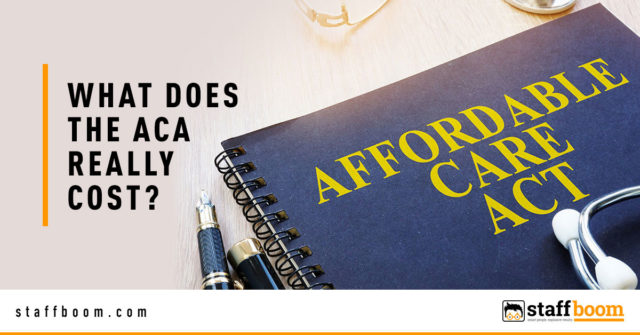 Affordable Care Act Book on Table - Banner Image for What Does The ACA Really Cost Blog