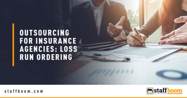 Employees on Meeting - Banner Image for Outsourcing For Insurance Agencies: Loss Run Ordering Blog