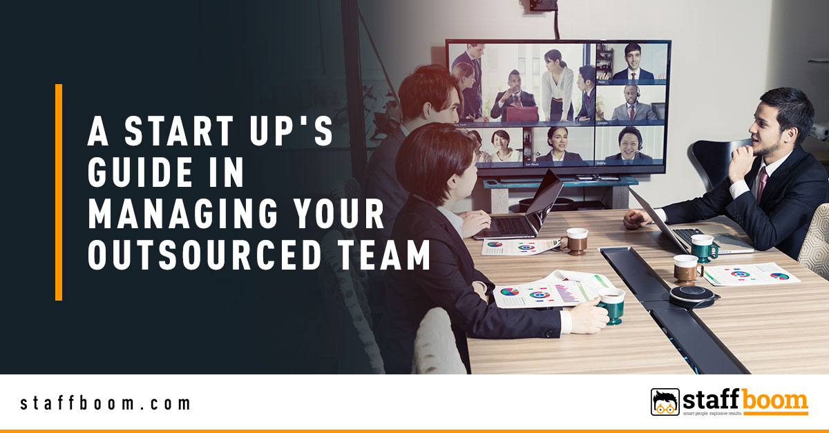 Team On Meeting - Banner Image for A Start Up's Guide in Managing Your Outsourced Team Blog